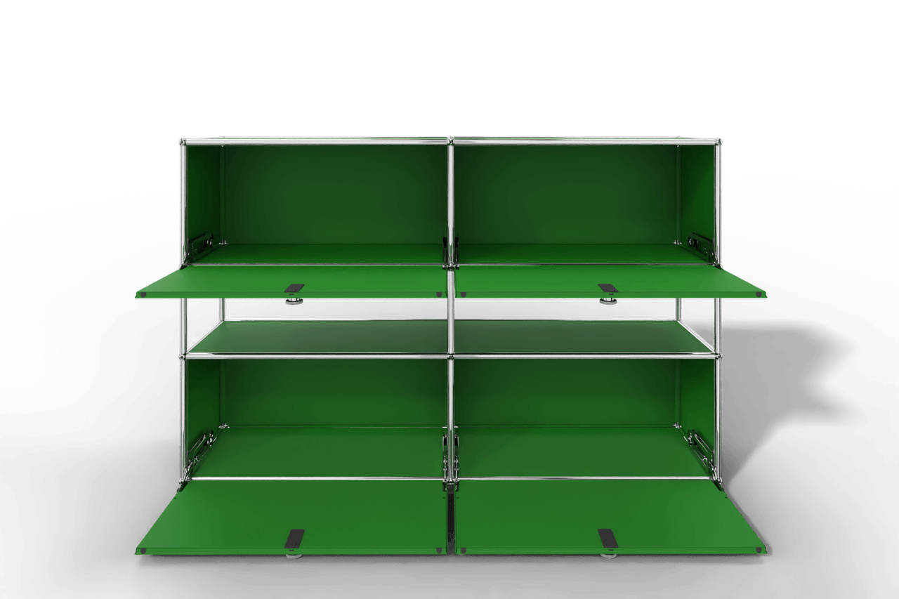 USM Haller Highboard mit 4 Klapptüren und offener Ebene Produktbild