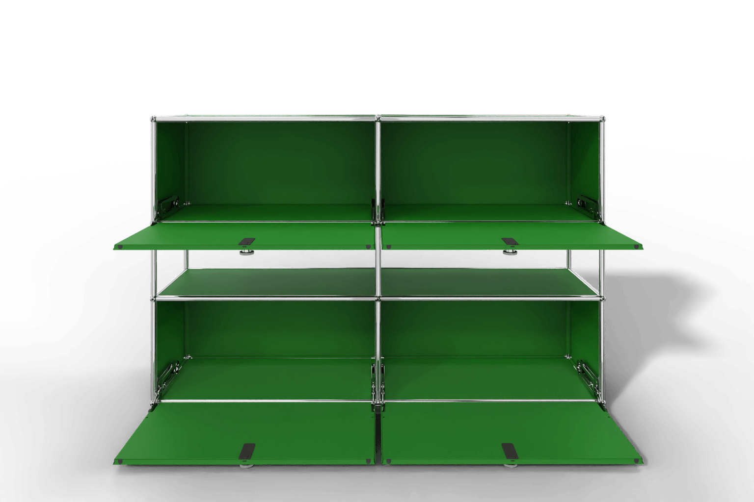 USM Haller Highboard mit 4 Klapptüren und offener Ebene Produktbild