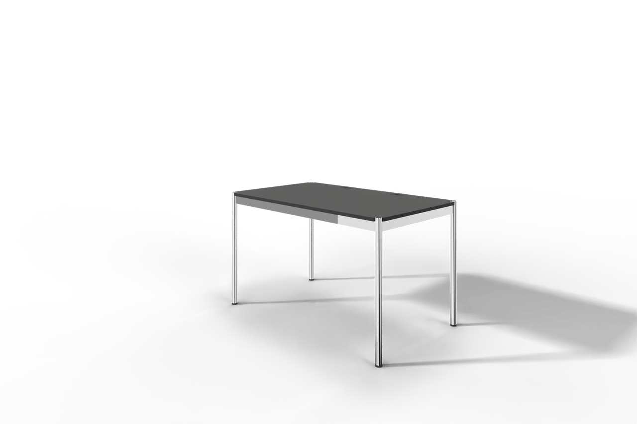 USM Haller Tisch Plus,Tiefe 750 mm, Oberfläche Linoleum Produktbild