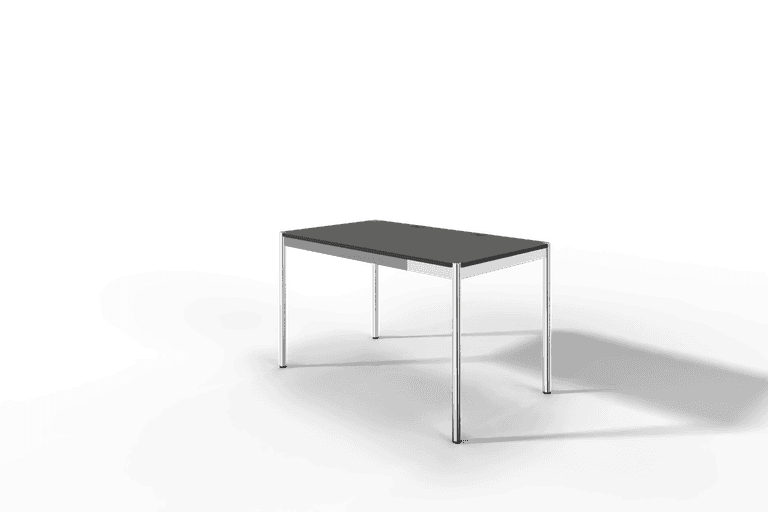 USM Haller Tisch Plus,Tiefe 750 mm, Oberfläche Linoleum Produktbild