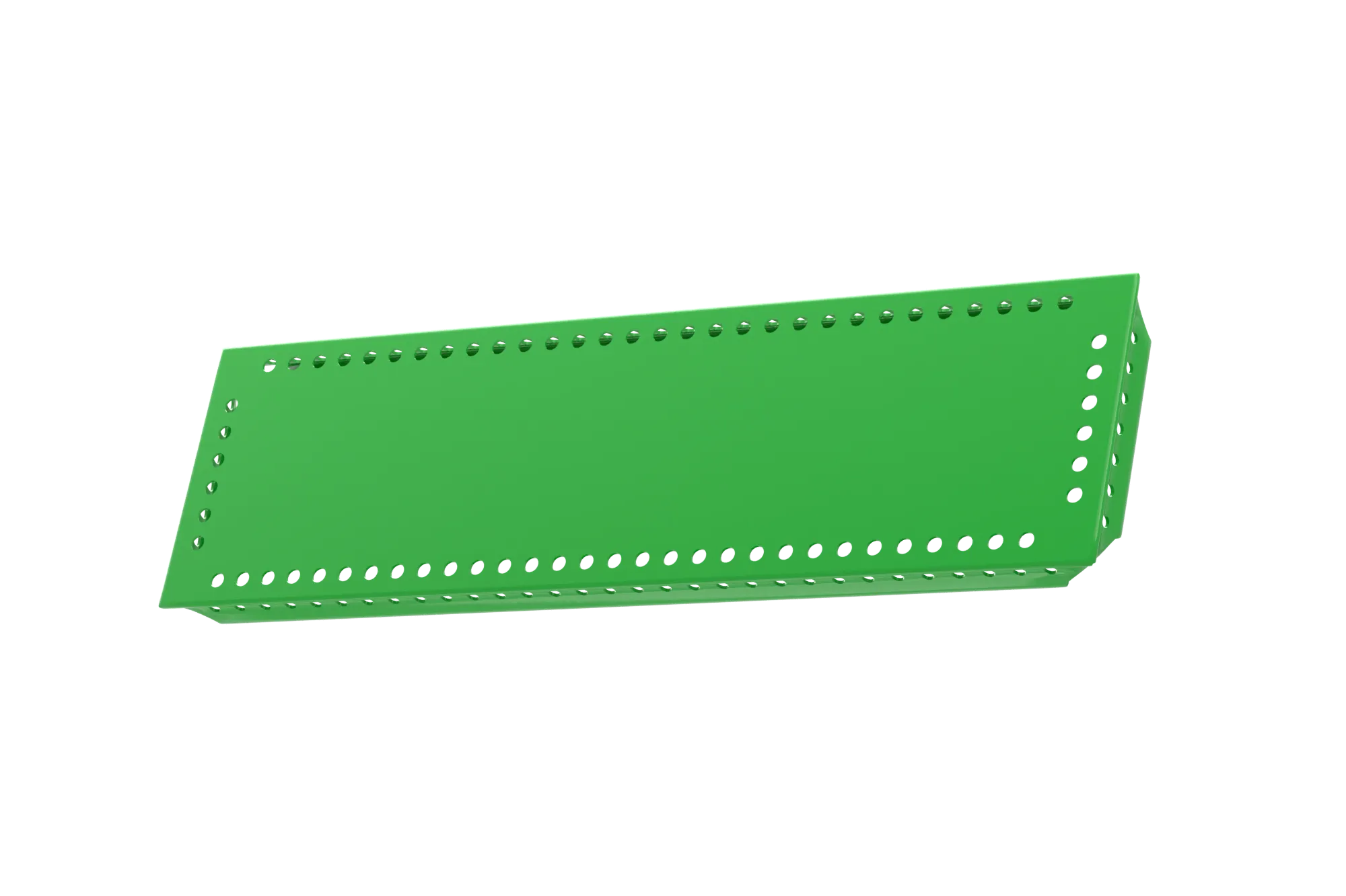 USM Haller Tablar Gelocht Grün 100x350 Produktbild