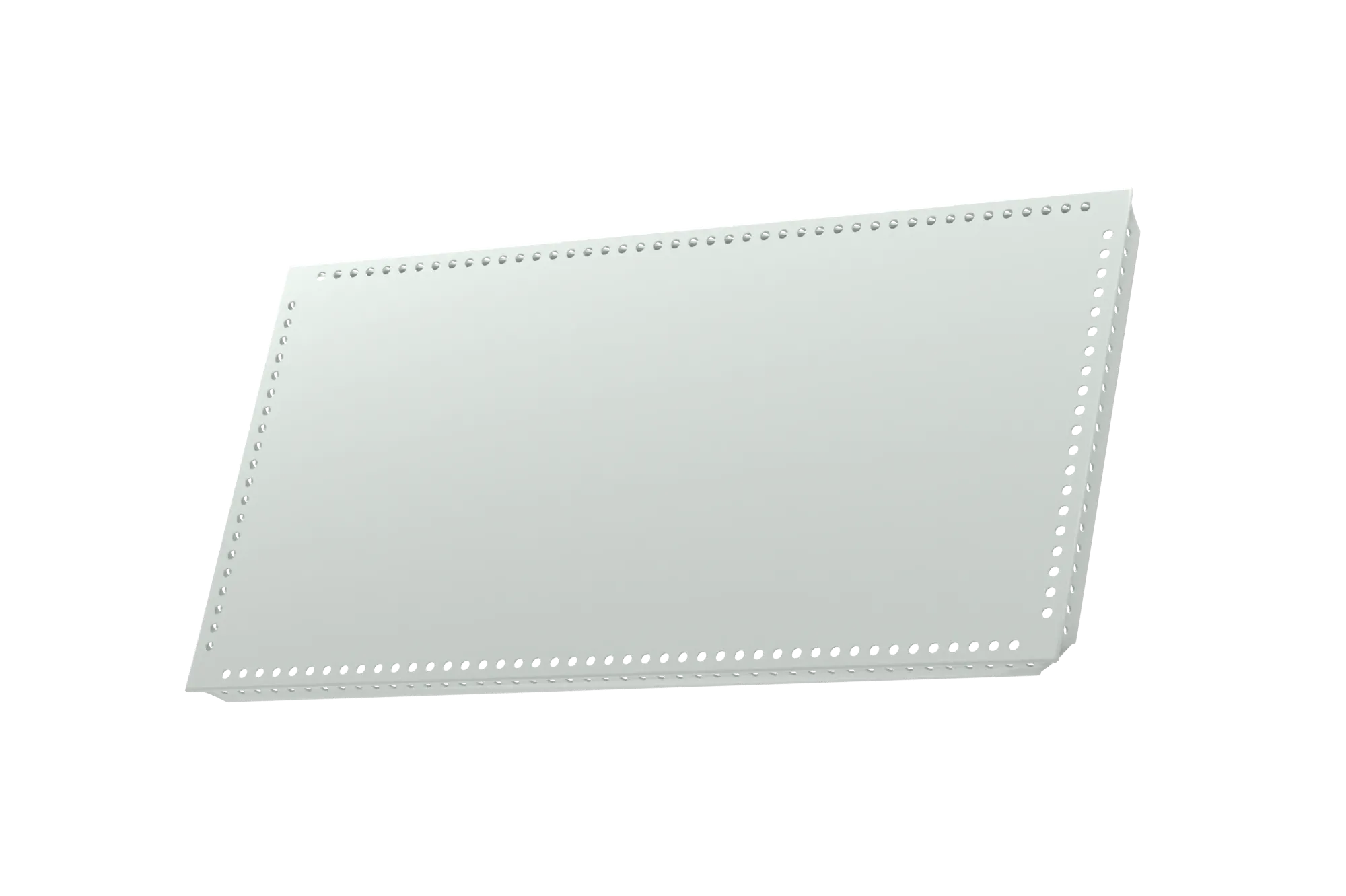 USM Haller Tablar Gelocht Lichtgrau 500x250 Produktbild
