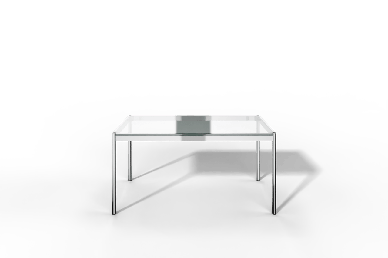 USM Haller Glastisch, Tiefe 750 mm, Länge wählbar Produktbild