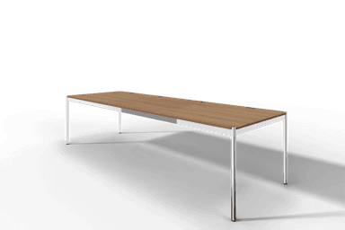 USM Haller Tisch Plus,Tiefe 1000 mm, Oberfläche Holz furniert Produktbild