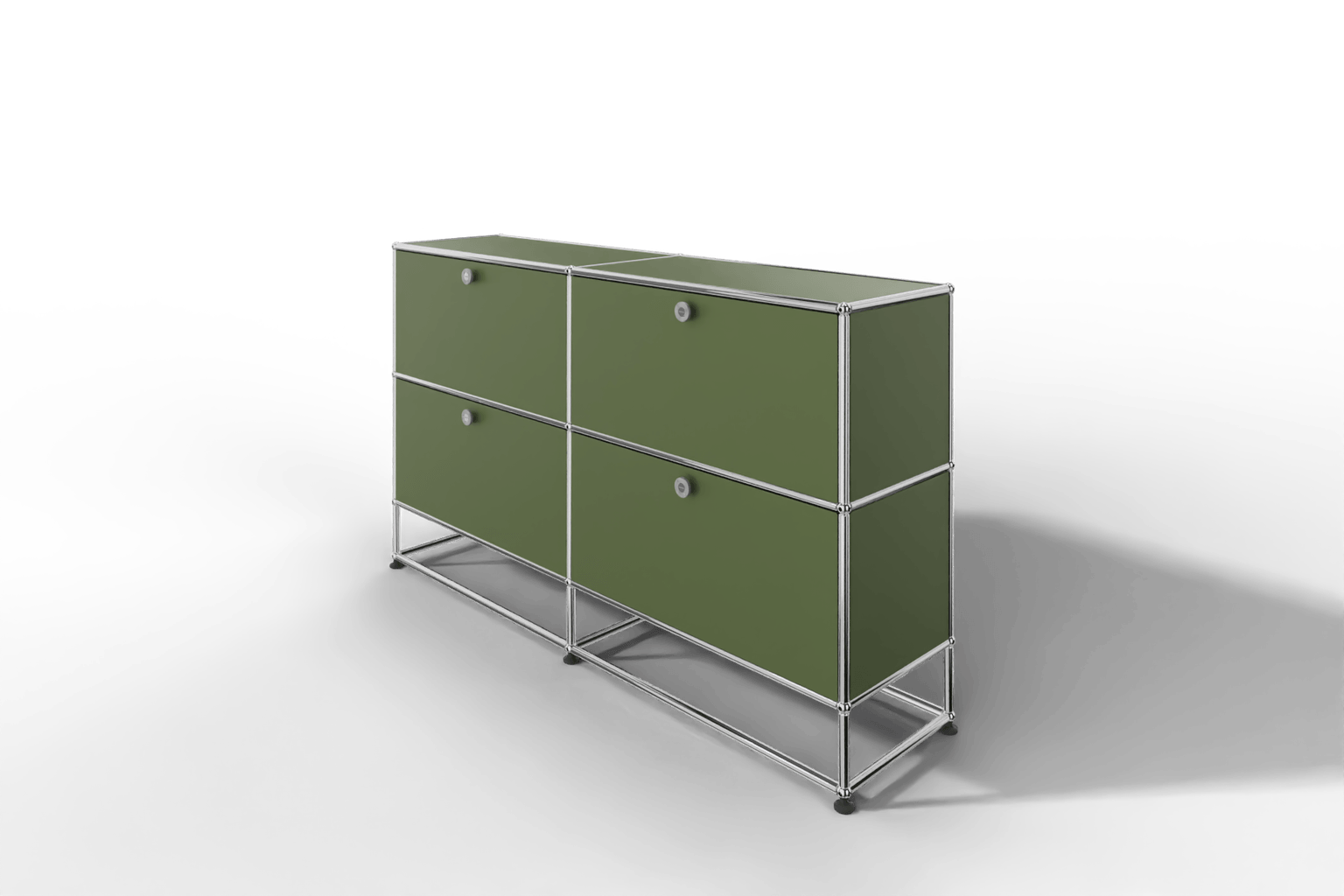 USM Haller Sideboard, mit 4 Klapptüren und Sockel von Paul Schärer & Fritz Haller Produktbild