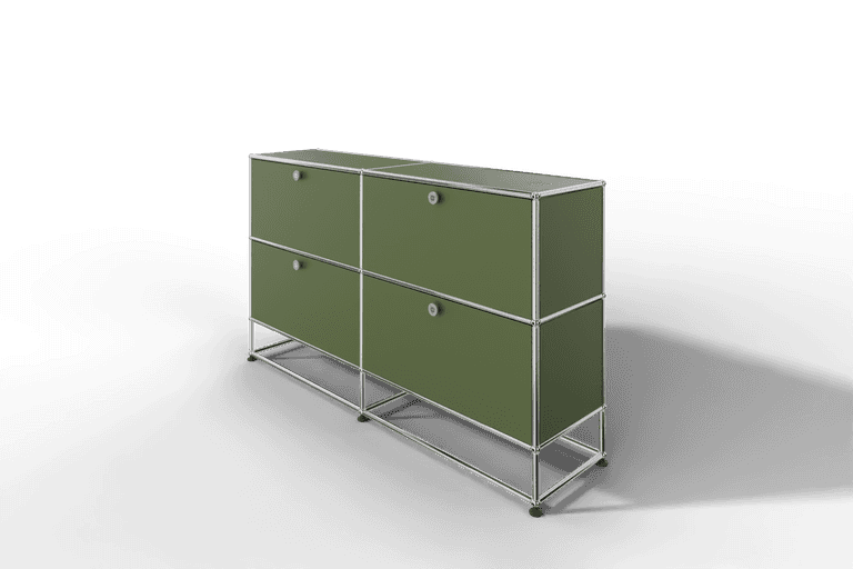 USM Haller Sideboard, mit 4 Klapptüren und Sockel von Paul Schärer & Fritz Haller Produktbild