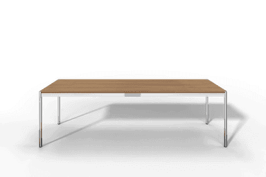 USM Haller Tisch, Tiefe 750 mm, Holz furniert, geölt / lackiert, Oberfläche wählbar, Länge wählbar Produktbild