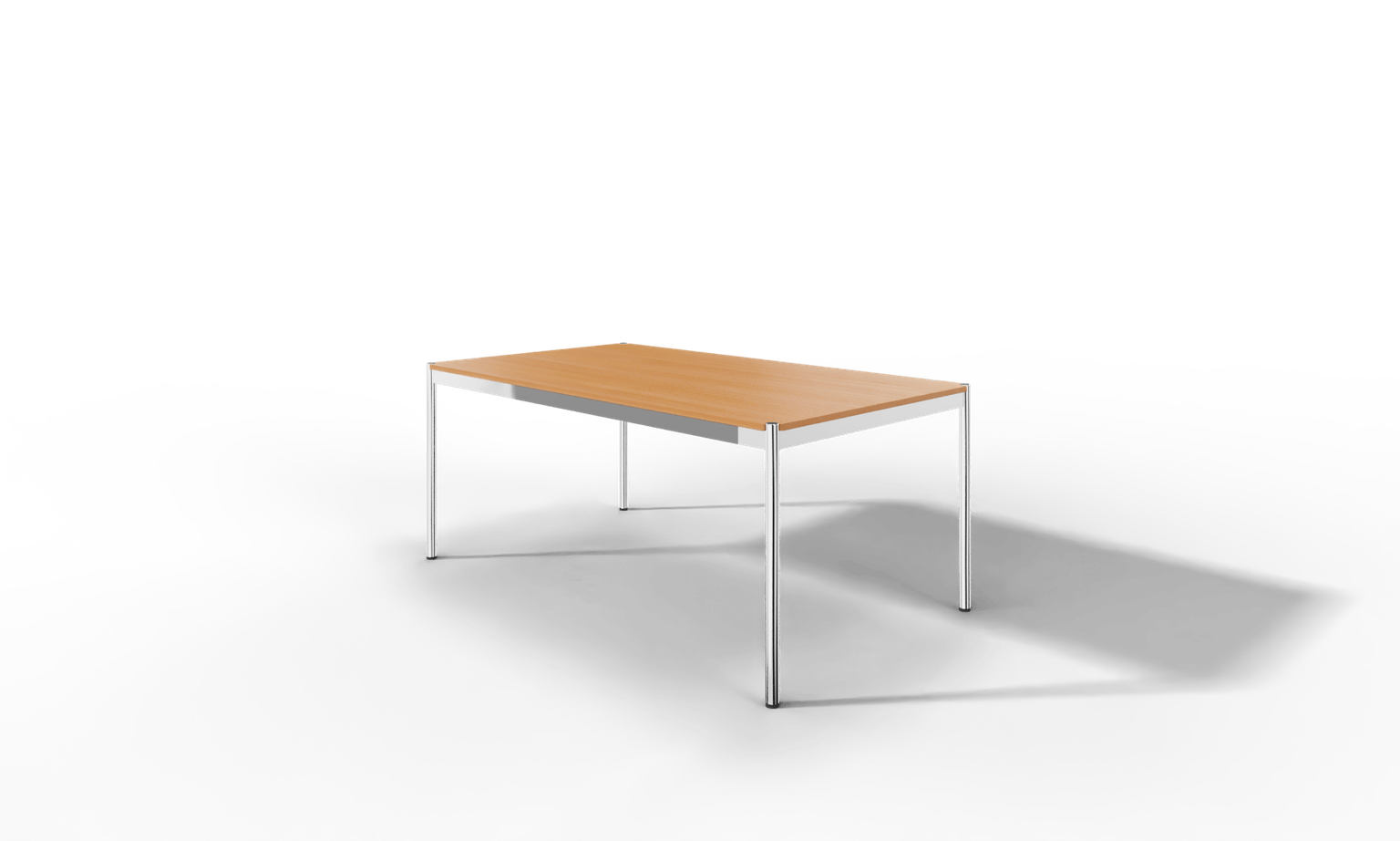 USM Haller Tisch, Tiefe 1000 mm, Holz furniert, geölt / lackiert, Oberfläche wählbar, Länge wählbar Produktbild