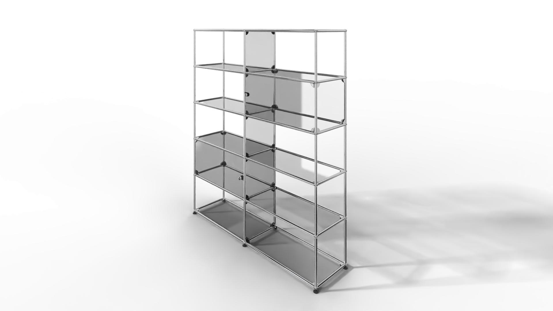USM Haller Glasvitrine mit 2 Glastüren Produktbild