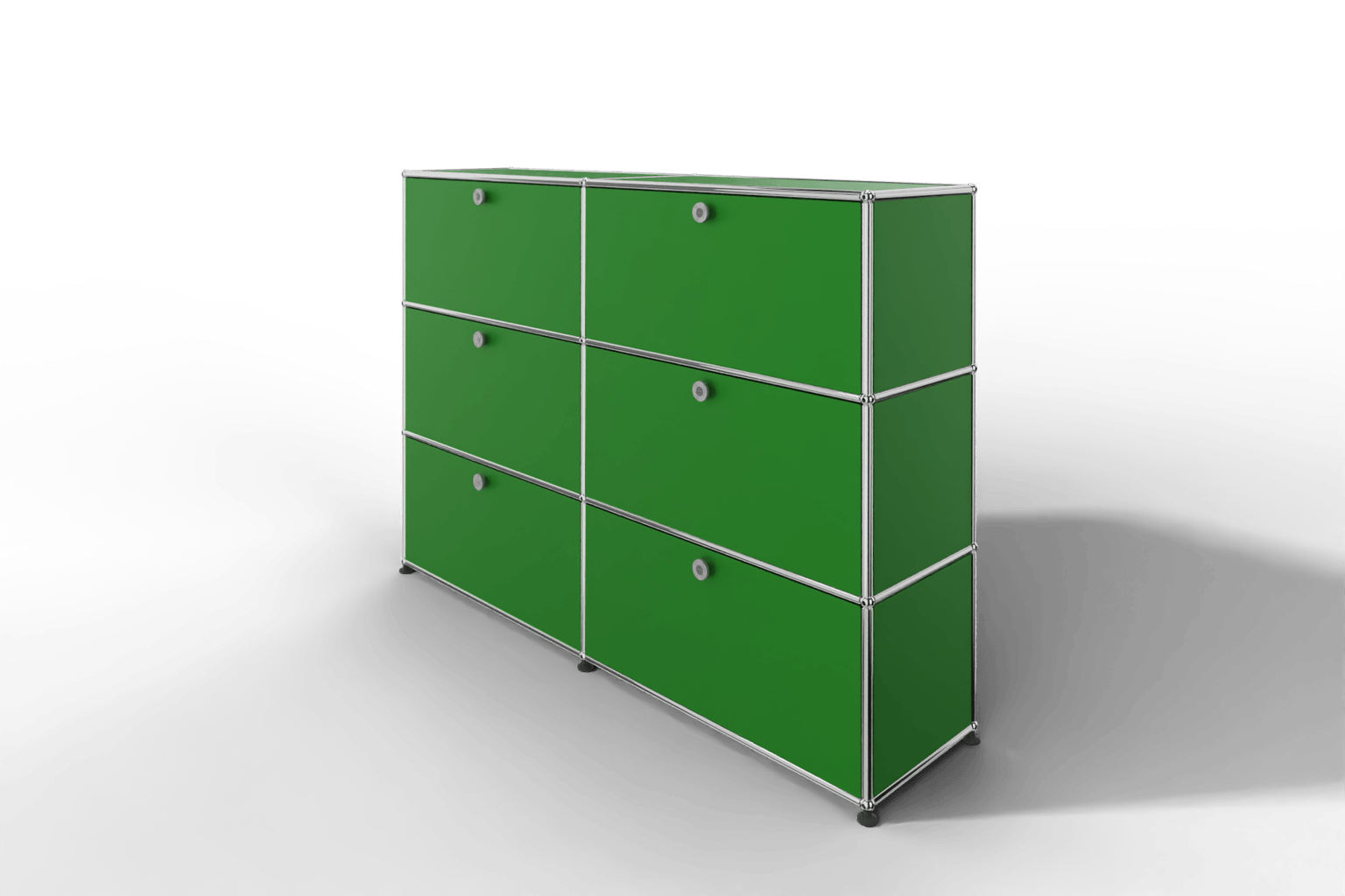 USM Haller Highboard, mit 6 Klapptüren, von Paul Schärer & Fritz Haller Produktbild