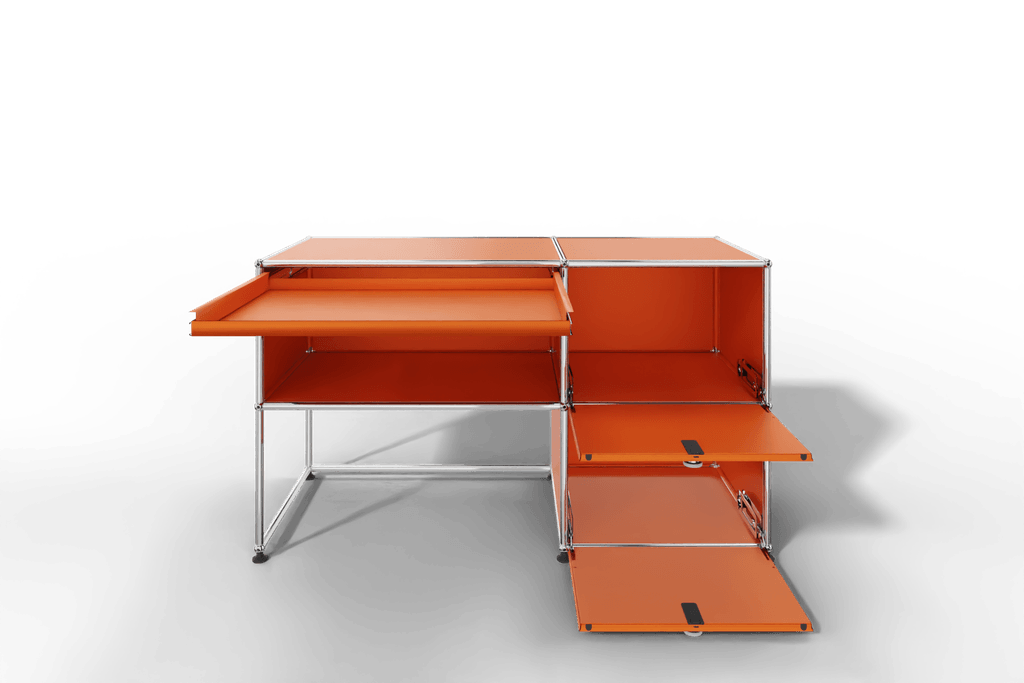 USM Haller Arbeitsplatz mit zwei Klapptüren Produktbild