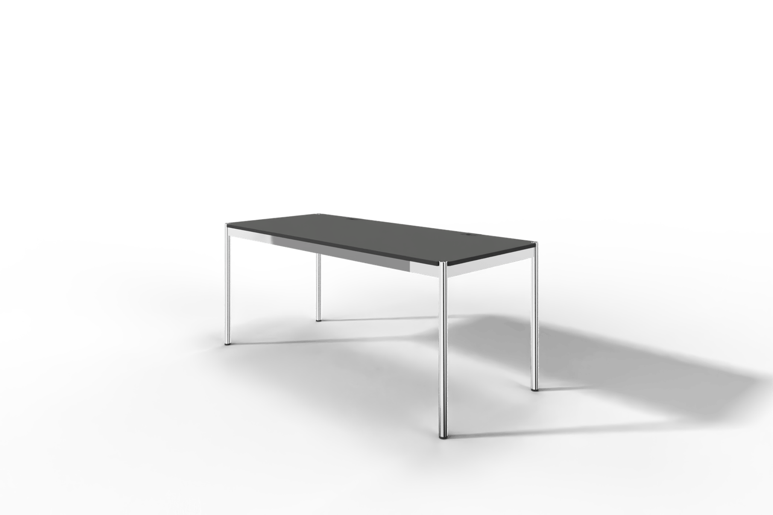 USM Haller Tisch Plus,Tiefe 750 mm, Oberfläche Linoleum Produktbild