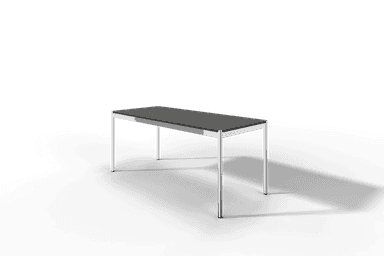 USM Haller Tisch Plus,Tiefe 750 mm, Oberfläche Linoleum Produktbild