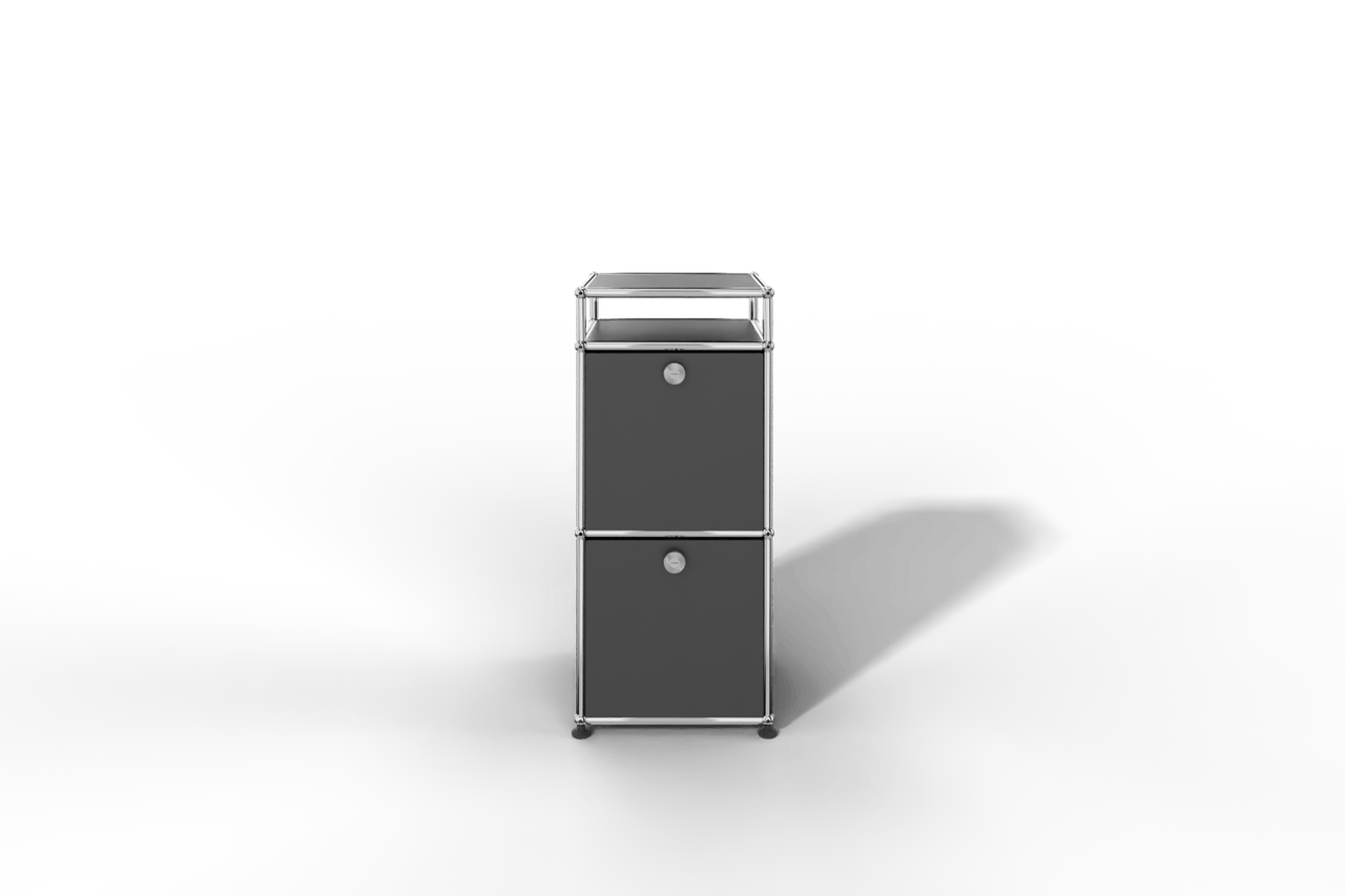 Schmales Highboard mit 2 Klapptüren Produktbild