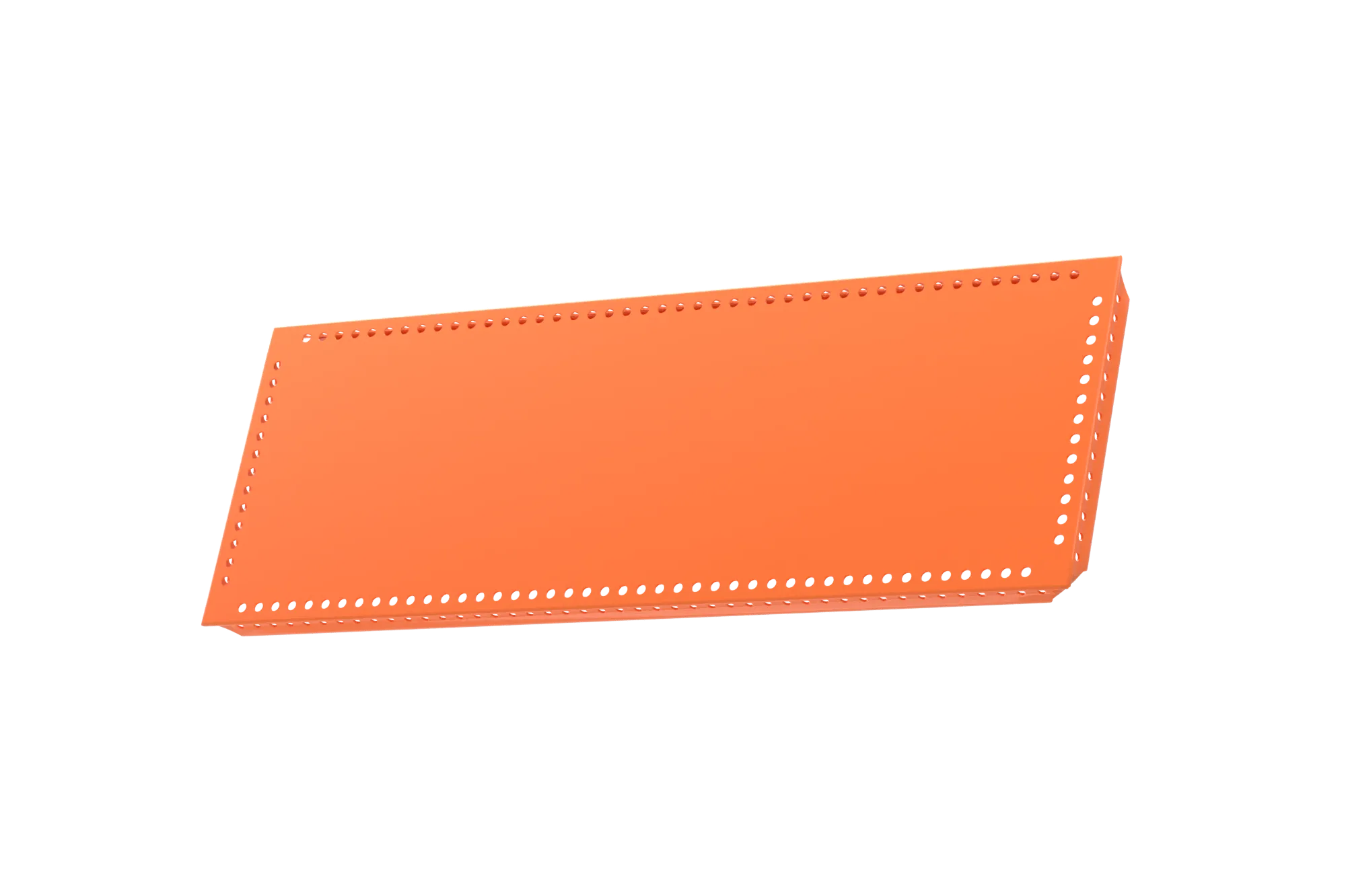 USM Haller Tablar Gelocht Reinorange 500x175 Produktbild