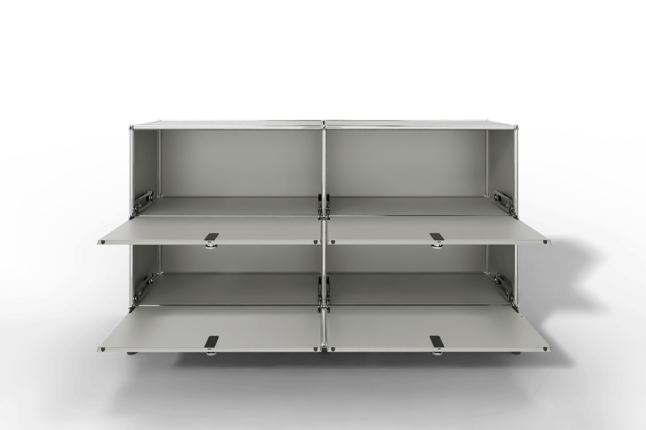USM Haller Sideboard, mit 4 Klapptüren und Sockel von Paul Schärer & Fritz Haller Produktbild