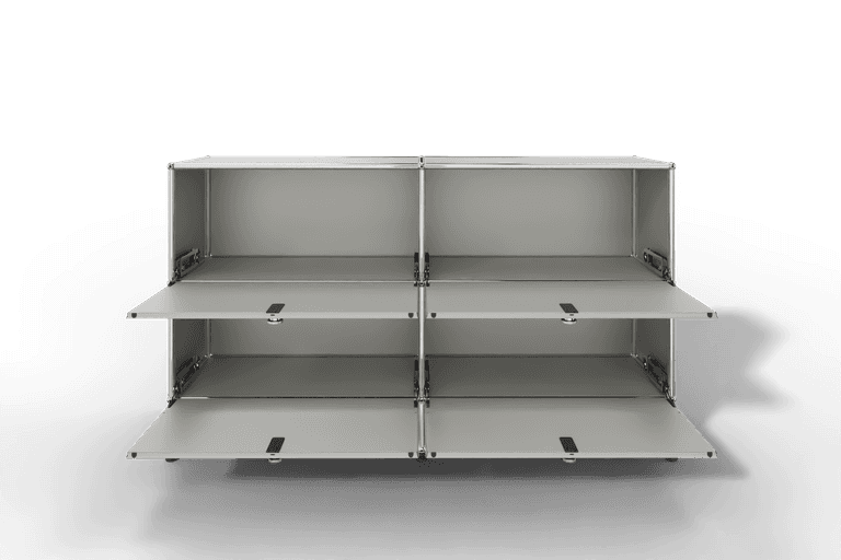 USM Haller Sideboard, mit 4 Klapptüren und Sockel von Paul Schärer & Fritz Haller Produktbild