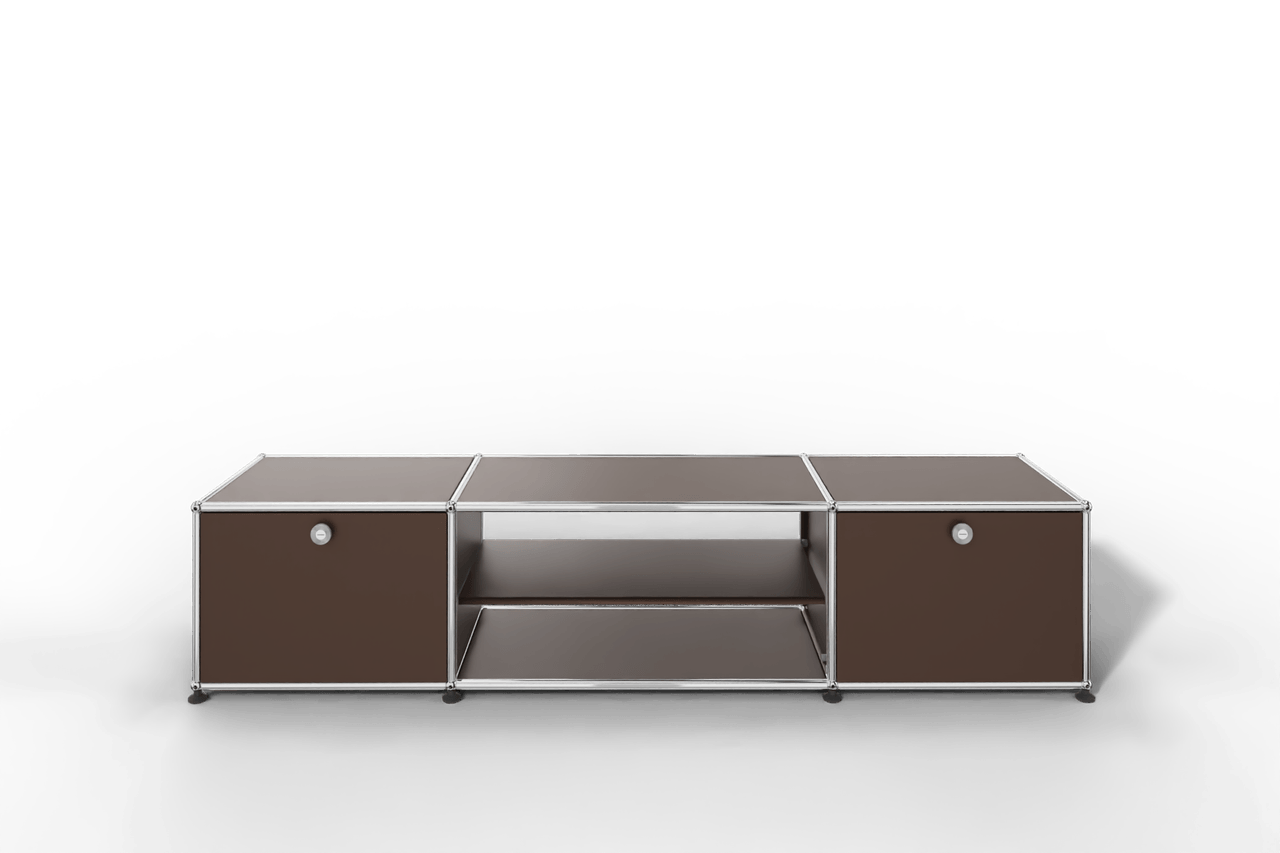 USM Haller TV-Lowboard mit Mittelteil und Zwischentablar Produktbild