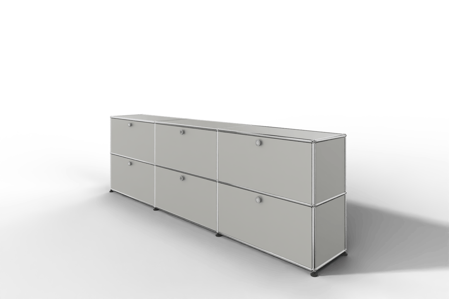 USM Haller Sideboard, mit 6 Klapptüren, von Paul Schärer & Fritz Haller Produktbild