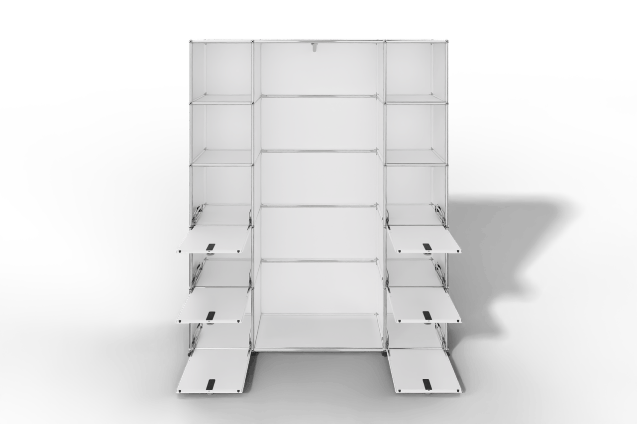 USM Haller Garderobe, 1450 mm breit, mit Klapptüren Produktbild