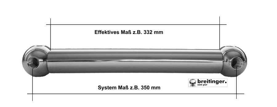 Original USM Haller Rohr in verschiedenen Längen verfügbar (Set à 4 Stück)