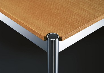 USM Haller Tisch, Tiefe 750 mm, Holz furniert, geölt / lackiert, Oberfläche wählbar, Länge wählbar