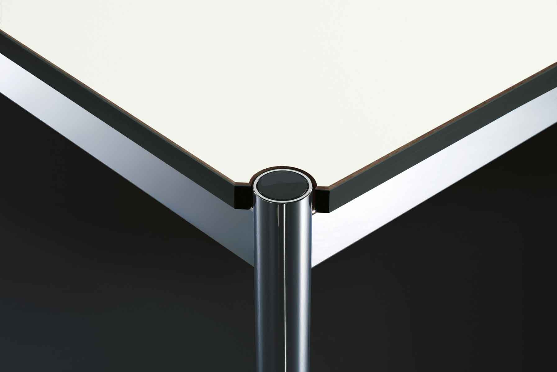 USM Haller Tisch, Tiefe 1000 mm, in Fenix, aus 3 Farben wählbar, Tischlänge wählbar
