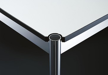 USM Haller Tisch, Tiefe 750 mm, in Kunstharz, aus 4 Farben wählbar, Tischlänge wählbar