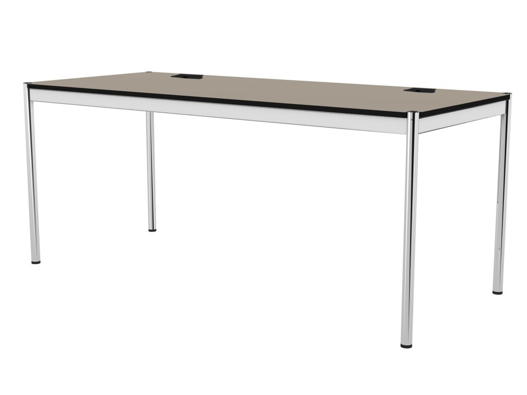 USM Haller Tisch Plus,Tiefe 1000 mm, Oberfläche Linoleum