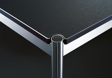 USM Haller Tisch, Tiefe 1000 mm, Linoleum beschichtet, aus 5 Farben wählbar, Tischlänge wählbar