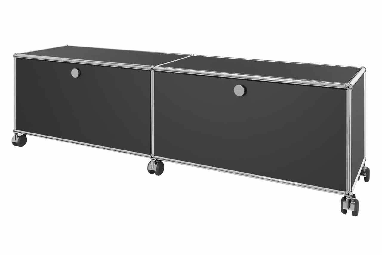 usm-haller-lowboard-auf-rollen-und-mit-2-klappt-ren